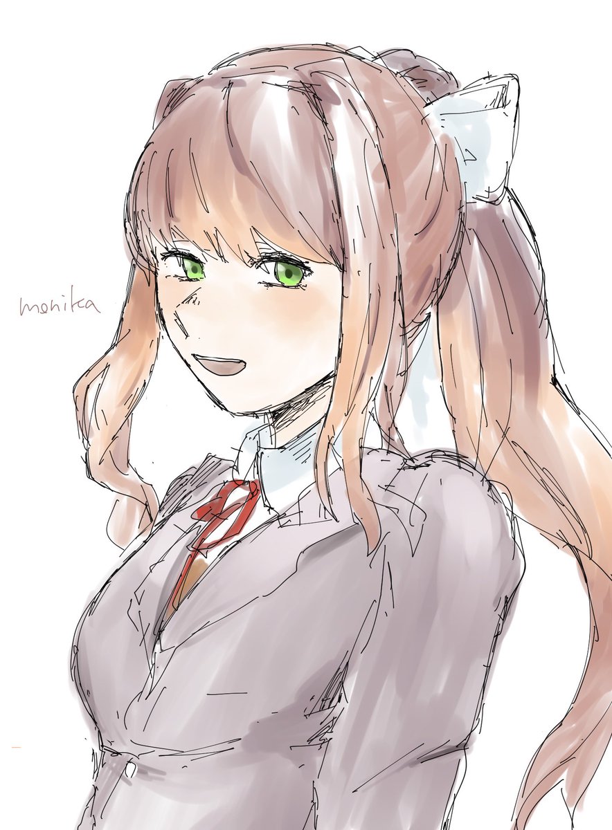 igusuri_please's tweet photo. Just Monika. https://t.co/ttc050Xm22