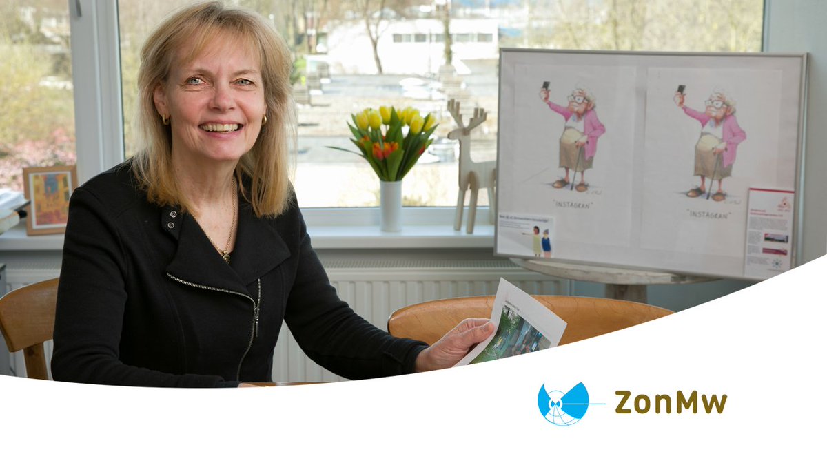 ZonMw's tweet photo. Vrijwilligerswerk als dagbesteding is beter voor mensen met #dementie - en voor hun mantelzorgers. Onderzoeker Rose-Marie Droës presenteert morgen haar onderzoeksresultaten hierover bij @amsterdamumc https://t.co/Ps6gEPqyKQ https://t.co/1hDHG3Vv5V