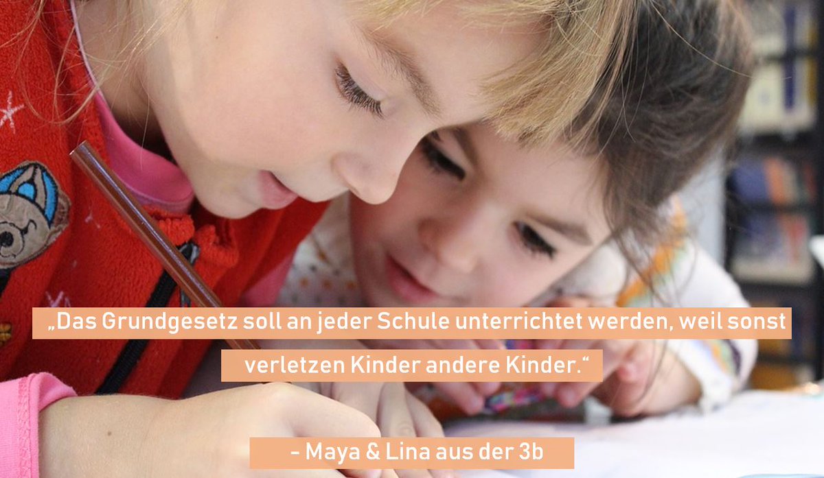 Wir haben Kinder in Grundschulen zum Thema #Grundgesetz befragt. Das ist eine der tollen Antworten!
- Der Name und das Bild sind aus Datenschutzgründen nicht real. 
#ggeinschulen #grundgesetz #kinderrechte #Kinder #grundschule #wirfeiernmitrecht #kinderrechteinsgrundgesetz