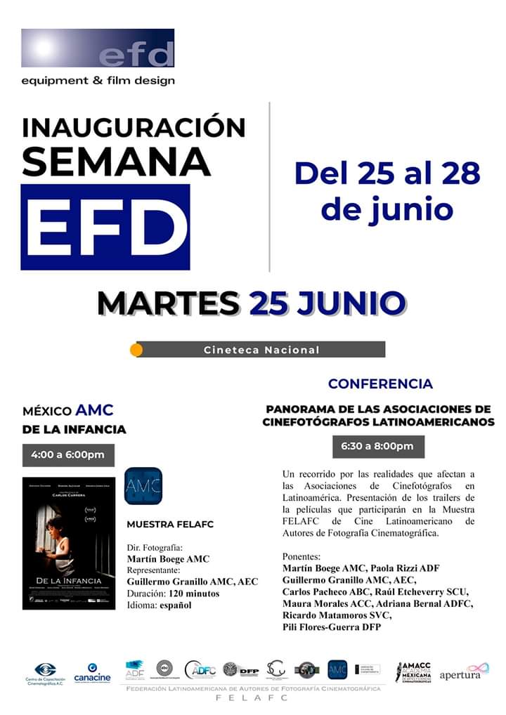 efdstudiosmx's tweet photo. ¡Listos para la semana EFD!
Les presentamos el programa de mano de las actividades que preparamos para celebrar nuestro 20 aniversario con ustedes. Todo es totalmente gratuito. ¡Te esperamos! #20efd #SigamosHaciendoCine #SiLoPuedesSoñarLoPuedesFilmar https://t.co/efFt6sMeYz