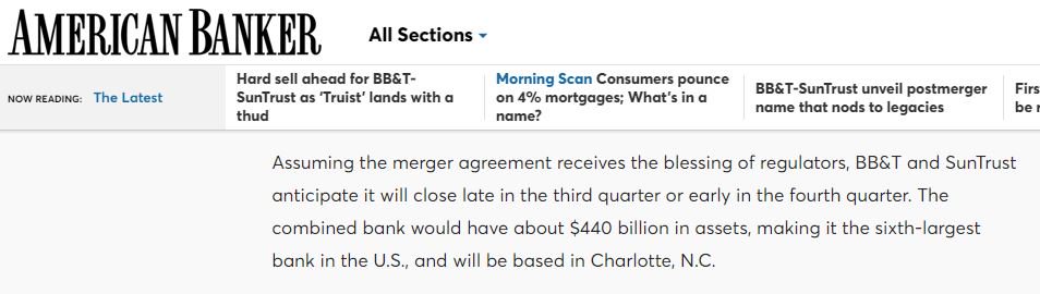 mridenhour's tweet photo. .@AmerBanker Come on, y'all! We're the 2nd largest banking center in the US. Surely your readership knows Charlotte is in NC? #DropTheNC https://t.co/v56kbCQyYO