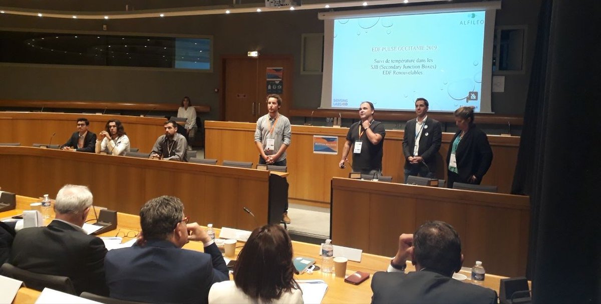Pitch de <a href="/Alfileo_IoT/">Alfileo</a> <a href="/SENSINGLABS/">SENSING-LABS</a> et <a href="/flutilliant/">Flutilliant</a> pour la supervision des centrales photovoltaiques de @EDFENR_Officiel dans  le cadre  de #EDFpulse #Occitanie
#IITD2019 <a href="/EDF_Occitanie/">EDF Occitanie</a> @EDFpulse <a href="/Digital113_/">Digital 113</a>