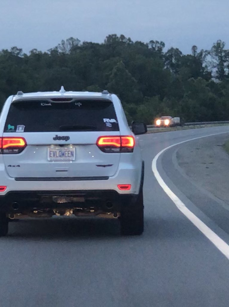stopNCplates's tweet photo. Normally throw a “yassss ‘qween’”; however, I am reporting this to @IAMQUEENLATIFAH &amp; the authorities immediately #StopCustomPlates #STOPNCPLATES https://t.co/JMiD7kuwEY