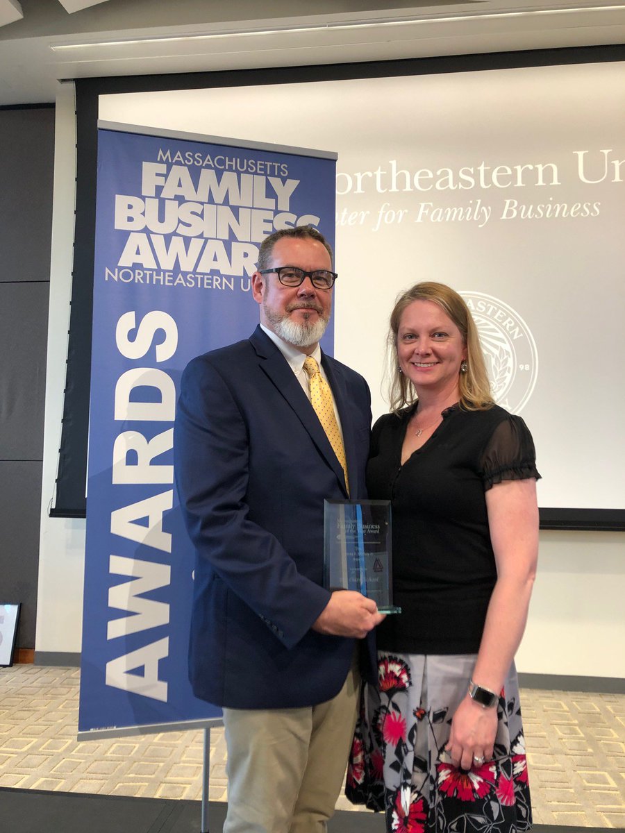 ClarkSchMA's tweet photo. Clark School is greatly honored to have been awarded the Massachusetts Family Business of the Year Award! Thank you to @Northeastern Center for Family Business for having us! https://t.co/6TrdcOQ4Zk