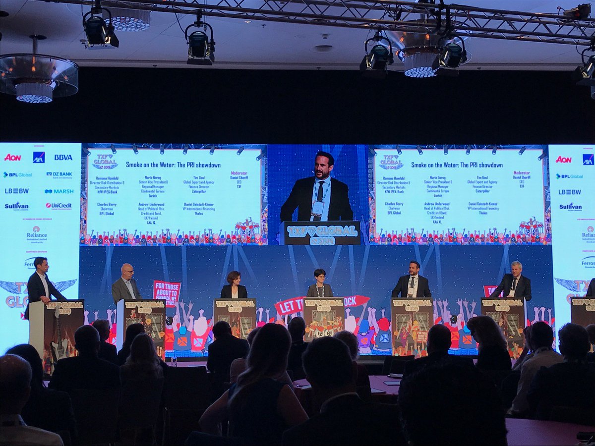 AXA_XL's tweet photo. Andrew Underwood, Head of Political Risk, Credit and Bond, UK &amp; Ireland, taking part in a private market political risk and credit insurance panel this morning at TXF Global in Berlin, where he discussed the importance of partnership #payertopartner https://t.co/BZZ7yS0AVD