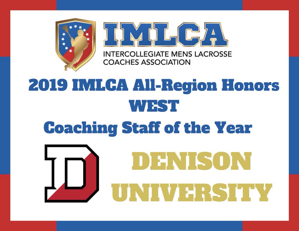 Congrats to our DIII All-Region Coaching Staff of the Year: WEST 🏆
