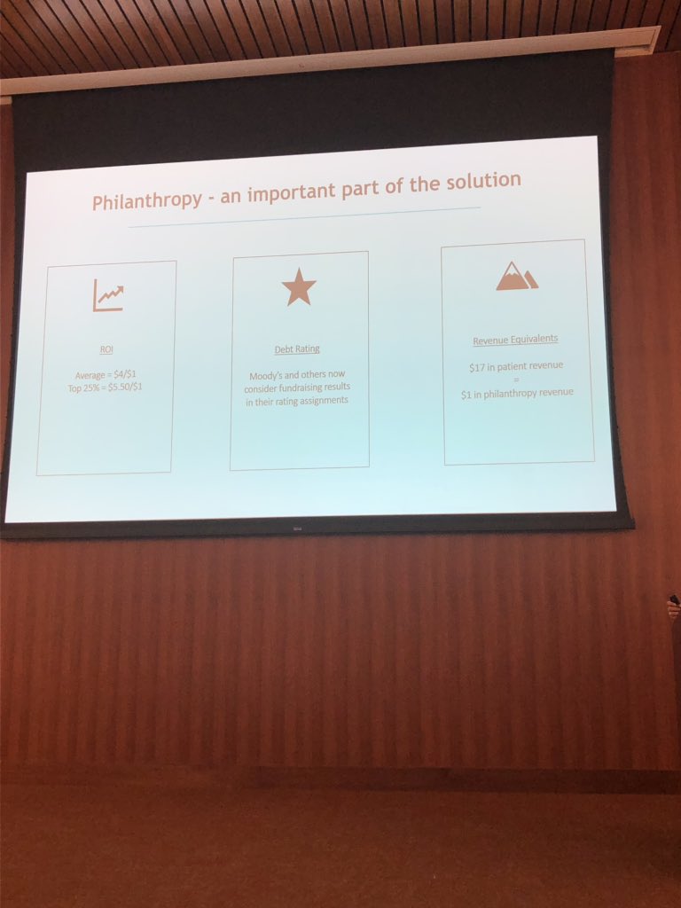 BridgetAMurphy's tweet photo. Nonprofit Hospitals and Healthcare orgs Need to increase and diversify revenue @aliceayres01 #shrinkingmargins
#philanthropy    #AHPNewJersey https://t.co/d00PngkgUn