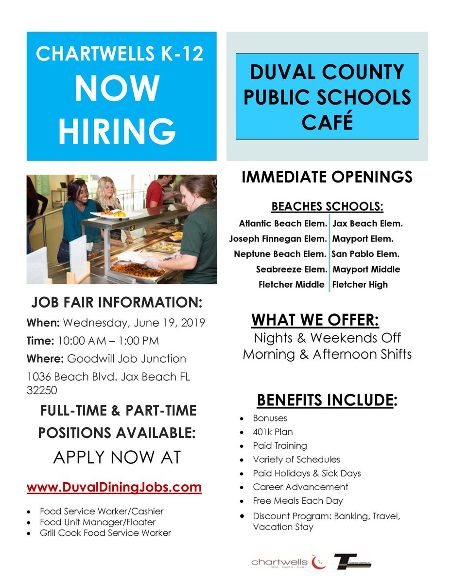 Chartwellsk12duval On Twitter Were Hiring Join Us At Our