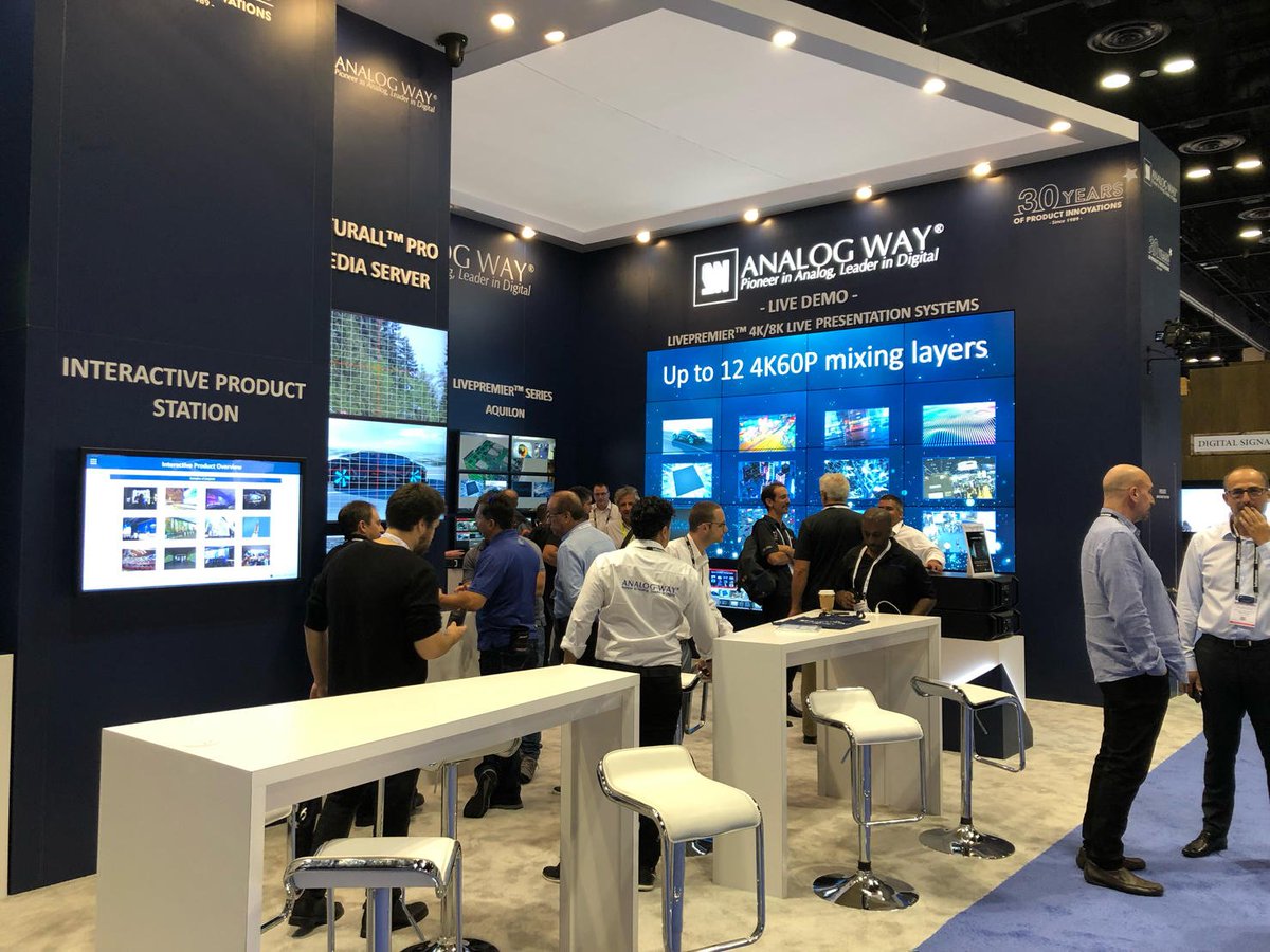 4x4 #videowall rental at #Infocomm2019