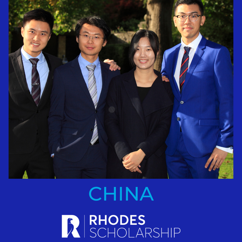 China Scholars - apply for the Rhodes Scholarship for China