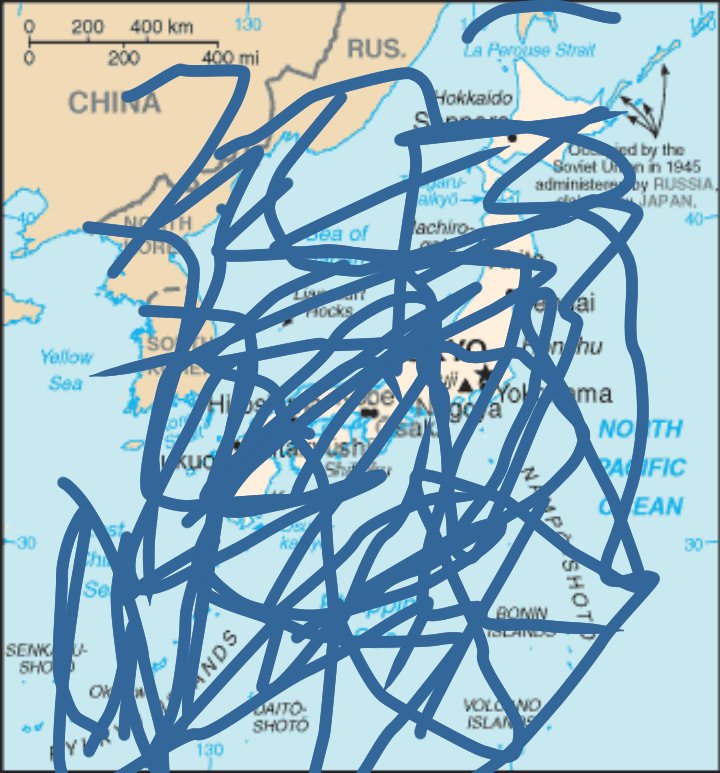 DavidFrankal's tweet image. &apos;Analyse this map of Japan&apos; (8 marks) #EdexcelGeography