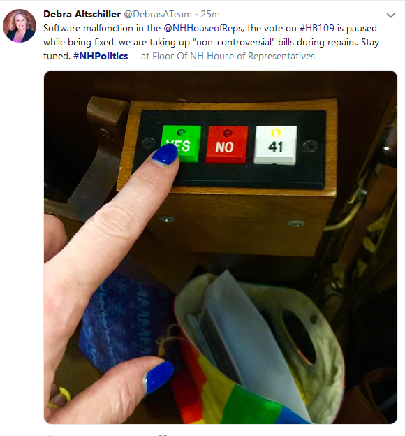 Conservativeind's tweet photo. Don't worry @DebrasATeam we all know you'll vote how Michael Bloomberg told you to vote. #BloombergMuppet #WomensRights #Hack #AssaultRep #NHhouse #NHpolitics https://t.co/HTueQeja1Q