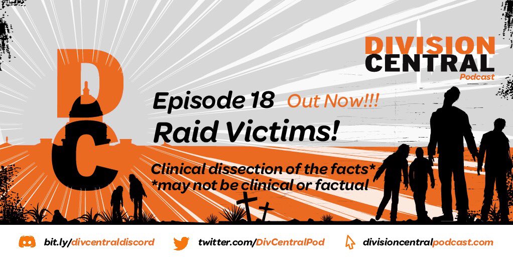 DivCentralPod's tweet image. 🔴EPISODE #18 of the Division Central Podcast🔴

Listen here

💻Website: bit.ly/divcentral
🔈iTunes: bit.ly/divcentralitun…
🔈Google: bit.ly/divcentralgoog…
🔈Spotify: bit.ly/divcentralspot…

Why not join the Discord: bit.ly/divcentraldisc… 

#TheDivision⁠