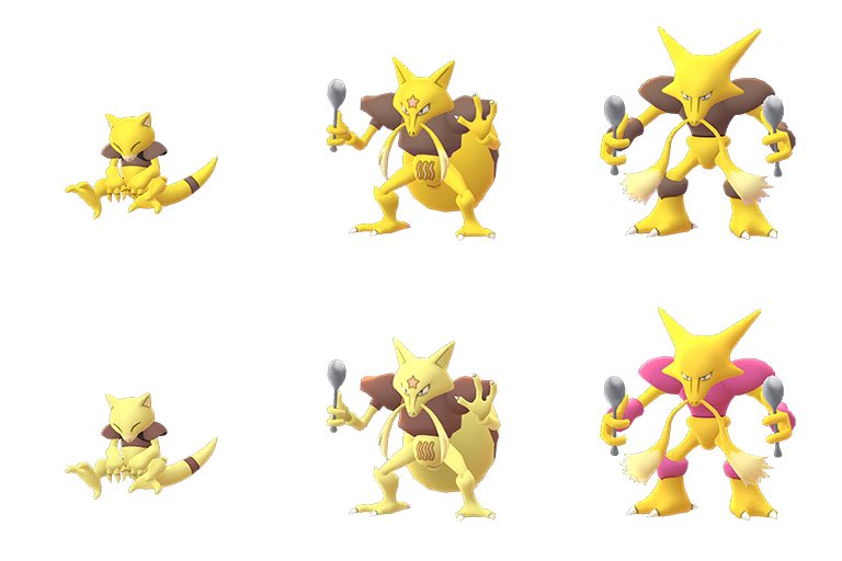 Image result for shiny abra in pokemon go