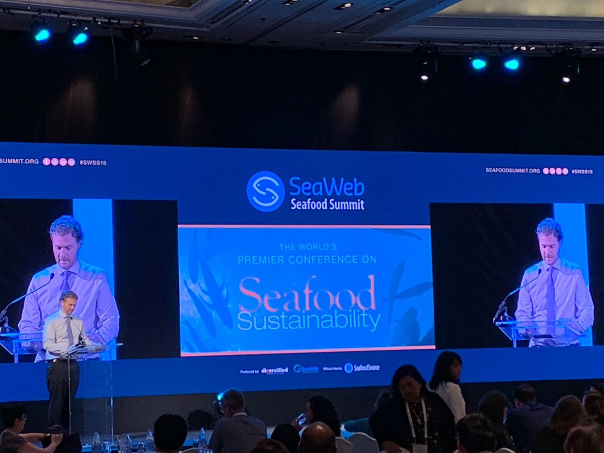 Joel Baziuk accepting a donation <a href="/SeawebSummit/">Seafood Summit</a> to fund a new #ghostgear solutions award with <a href="/MoveTheWorld/">World Animal Protection</a> in honor and memory of Joanna Toole, <a href="/GGGInitiative/">GGGI</a> co-founder. We’d like to take a moment to honor all her hard work and fierce advocacy on the marine conservation front.