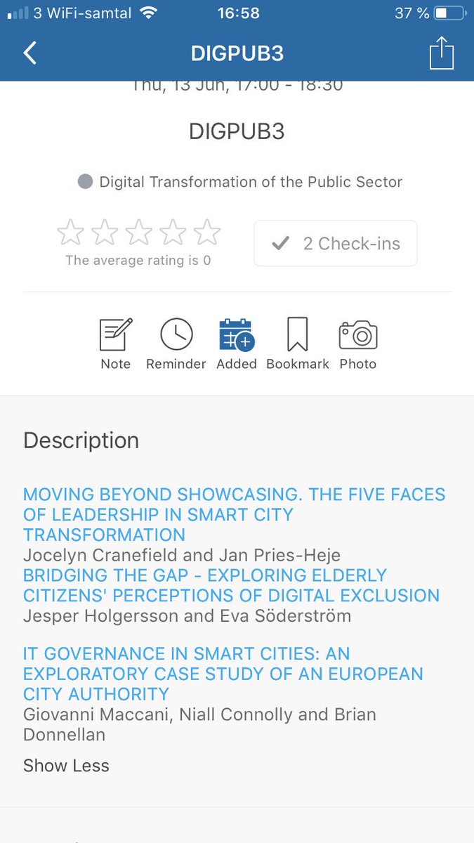 Time to present the second paper for today, it has been a very interesting day <a href="/HogskolanSkovde/">Högskolan i Skövde</a> <a href="/ecis2019/">ECIS2019</a>