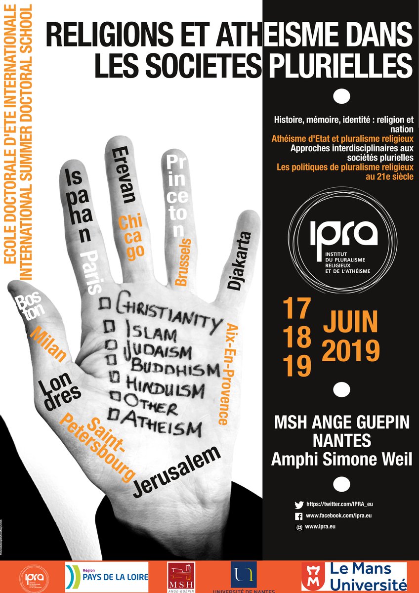 IPRA_eu's tweet photo. #SaveTheDate pour rappel : 17-19.06 Summer School de l'IPRA. Voir toutes les infos et le programme sur notre site : https://t.co/F5ESSqTUGP https://t.co/DrRZTZQSUW