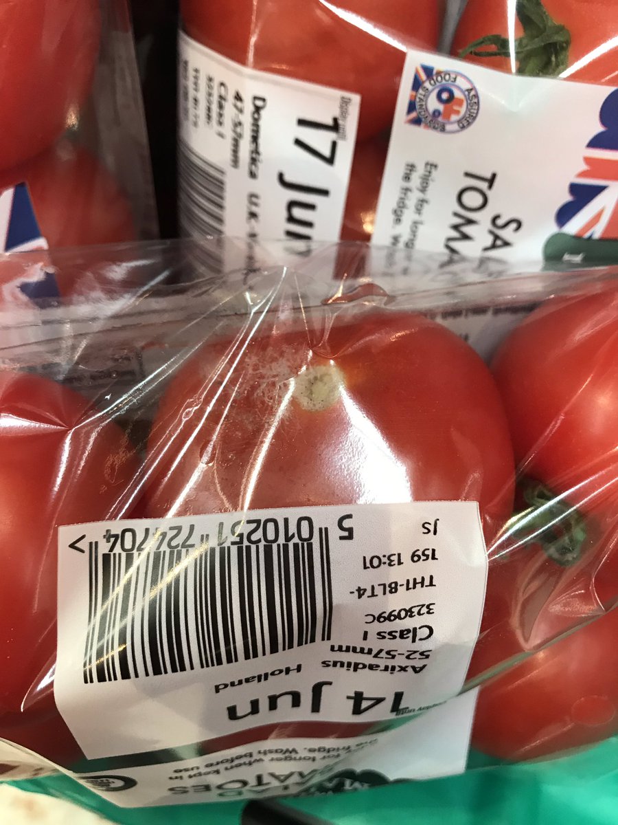 captainant1's tweet photo. Yeah nice mouldy tomatoes in @Morrisons 👏🏻 https://t.co/6EJOjtaZ3B