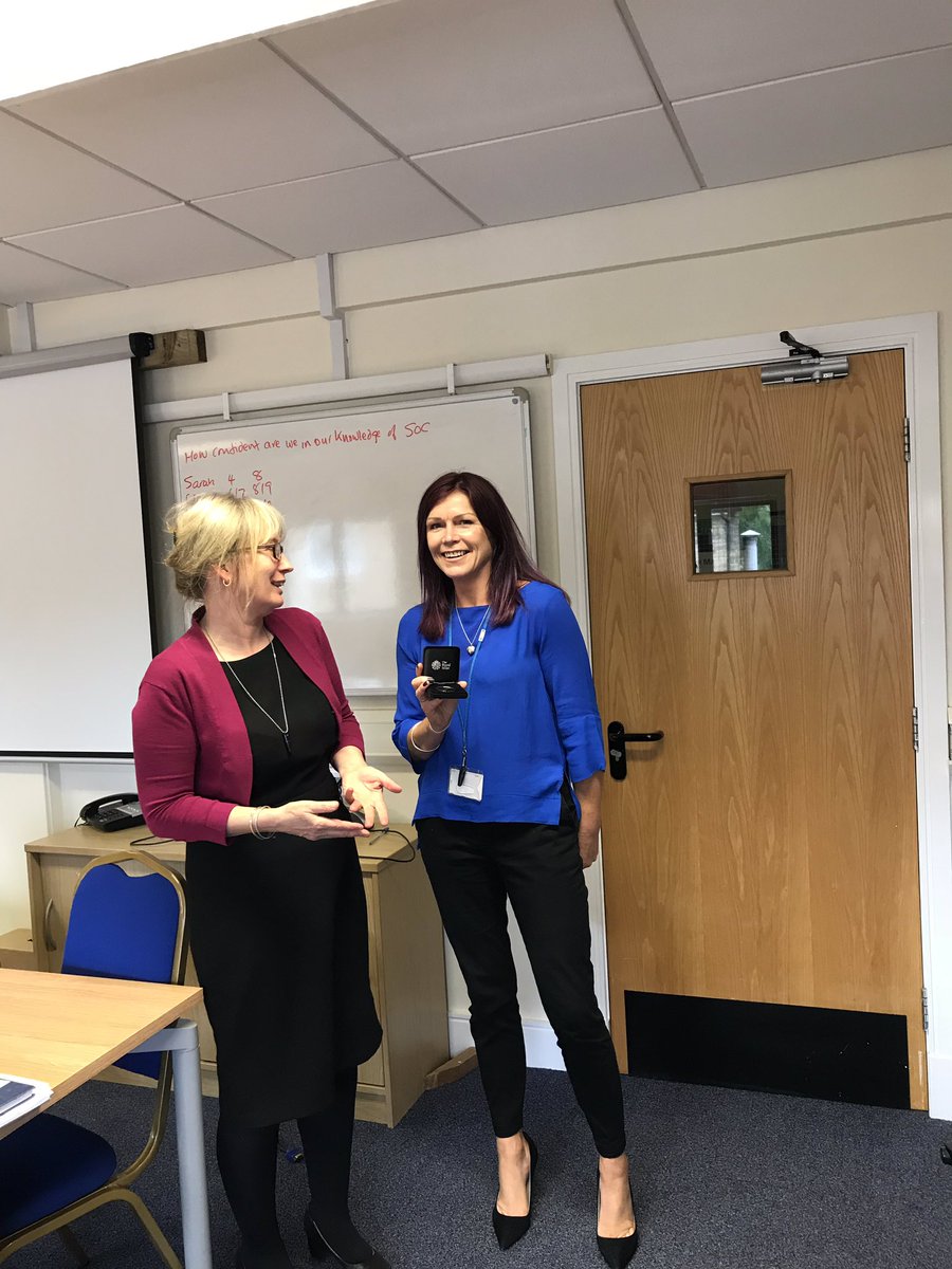 NPS_NorthYorks's tweet photo. Head of York and North Yorks LDU Louise, presenting SPO Gina with her 20 years long service award. Thank you to Gina for her continued commitment and work within NE NPS #committedstaff #thankyou https://t.co/XrP3eTY8SZ