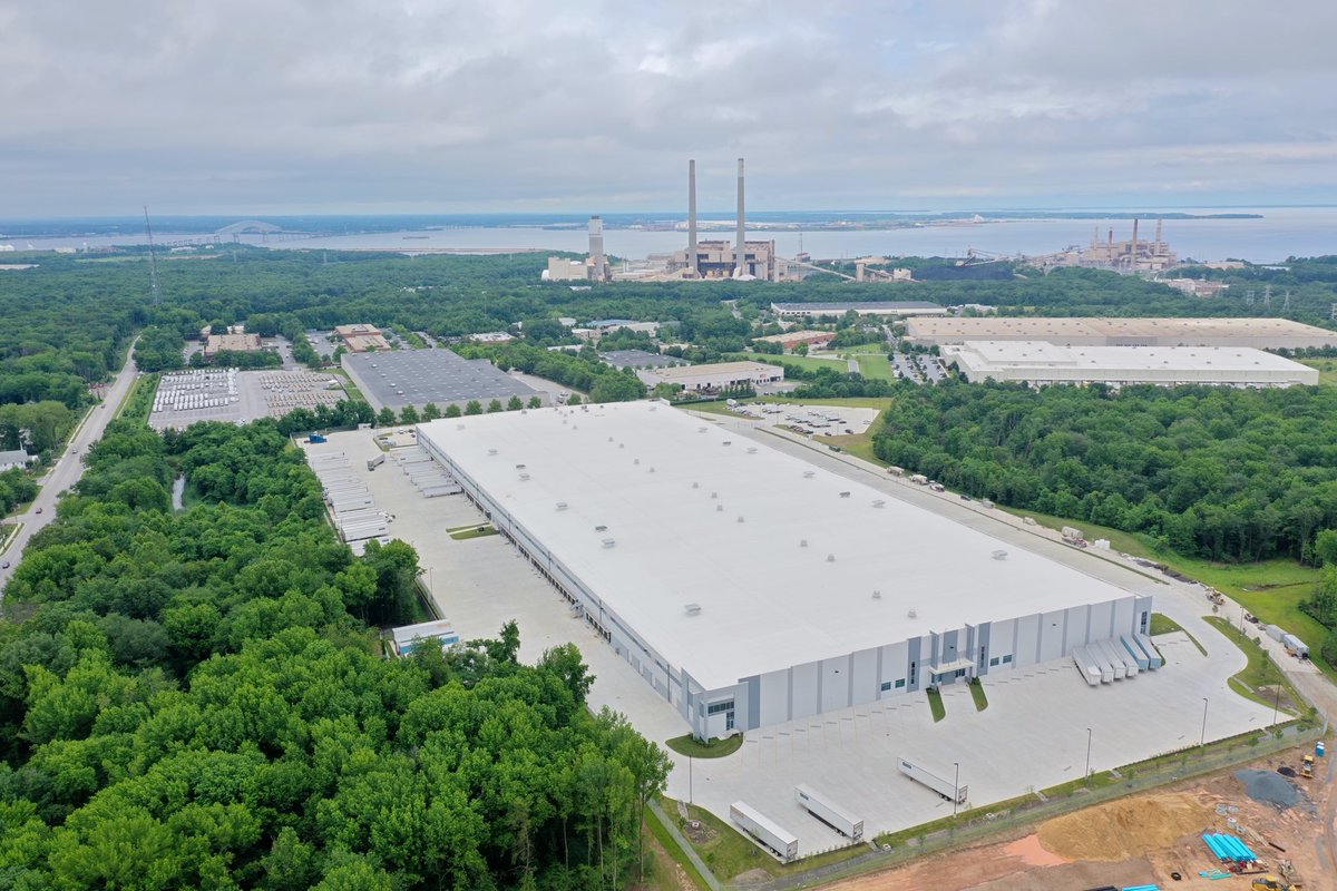 500,000 SF bldg recently built by Glen Arm for Chesapeake Real Estate Group (CREG). Best Buy leased the entire building. Thanks for trusting Glen Arm with another project.