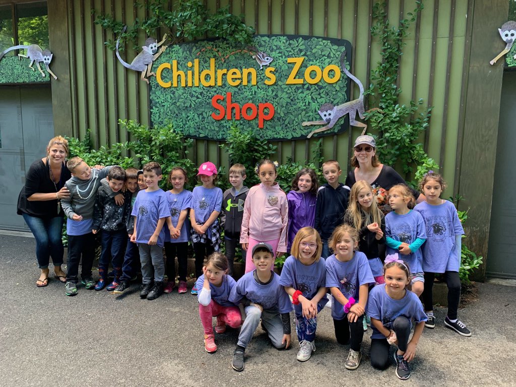MrsLandMrsS's tweet photo. The sun came out today!☀️☀️☀️☀️☀️☀️Our annual First Grade trip to the Bronx Zoo! We have  been reading about animals of Africa🐘🦒🦓🦍what a great day with our amazing students and wonderful parents!! @ARPanthers @MahopacSchools @BronxZoo https://t.co/R4RM6O6Uhq