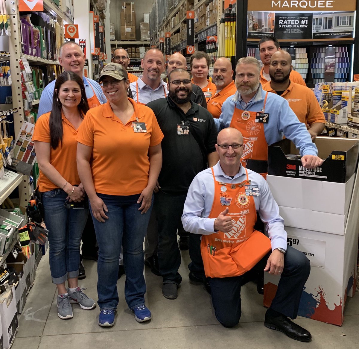 2677 MET Team being recognized for their hard work and overall support during the Divisional EP Walk.  Thank You Team! <a href="/JCHomeDepot/">John Carr</a> <a href="/JasonArigoni/">Jason Arigoni</a> <a href="/ArnieSherman1/">Arnie Sherman</a> <a href="/corelli189/">Lori Corelli</a> <a href="/tauntonHD2677/">Taunton HD 2677</a> <a href="/jamespoole26/">James Poole</a> <a href="/Sharmarl_King/">Sharmarl</a>