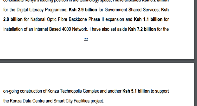 KES. 5.1 Billion for Konza Data Centre. Our data will be at Konza maybe we are looking at this baby the wrong way? https://twitter.com/MichaelMburu_/status/1139165445225897984
