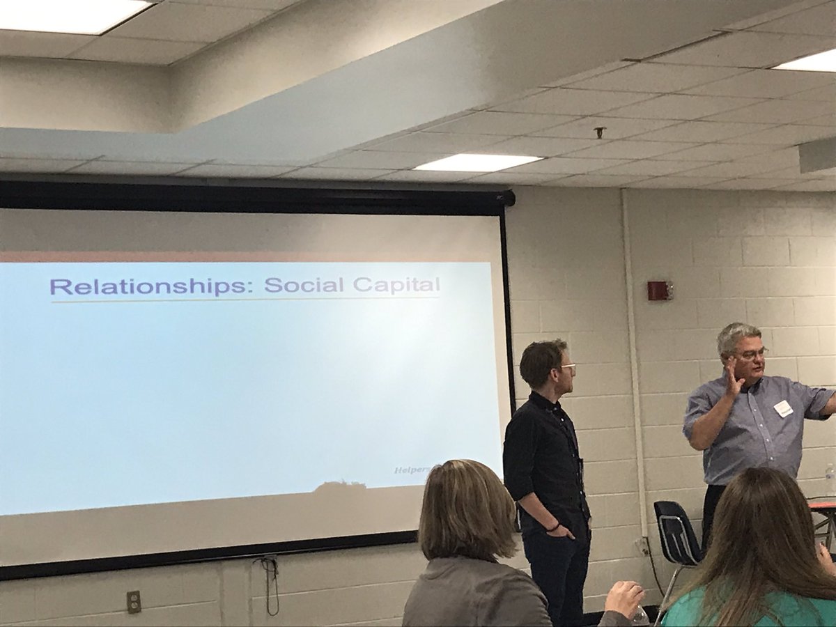 MelissaGuardino's tweet photo. Day 2/3 Restorative Practices. @leangirl4life and @elbonadroj used their acting skills to demonstrate relationship building! @jessfmills and I twinned! #summercanwait #DIP @Lisa4Manassas https://t.co/kAJw7qLoqK