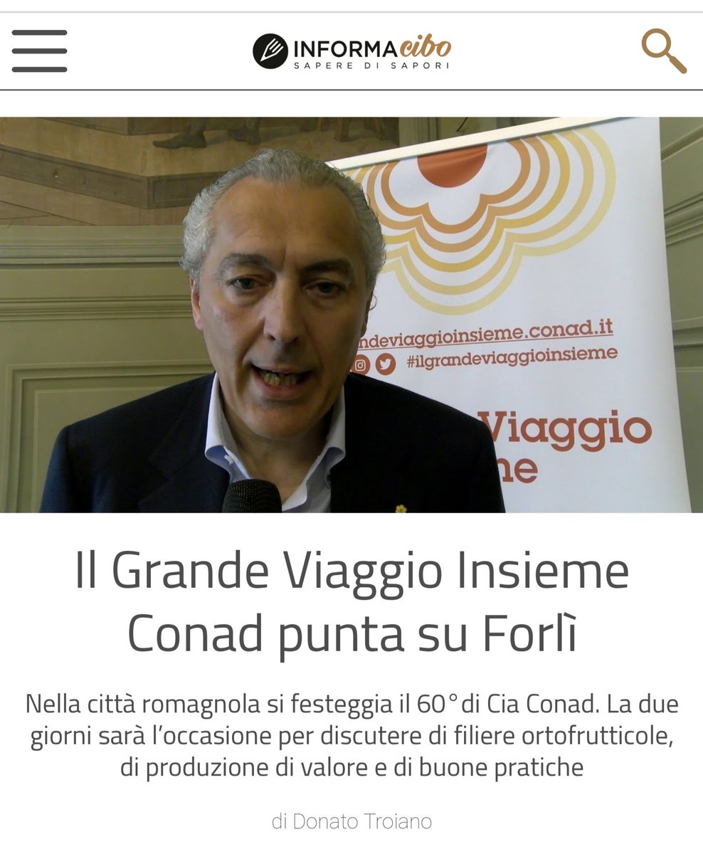 EdTroiano's tweet photo. Il #grandeviaggioinsieme @Conad punta su #Forlì
Festa il 60°di Cia Conad. 2 giorni si discute di filiere #ortofrutticole e di buone pratiche
#14giugno dibattito indagine #Aaster su filiera frutta.
https://t.co/fQcU1WGSx6
@pino_zuliani
@fpugliese_conad
@mariannaaprile @caselli_s https://t.co/CUcn1G7Kd0