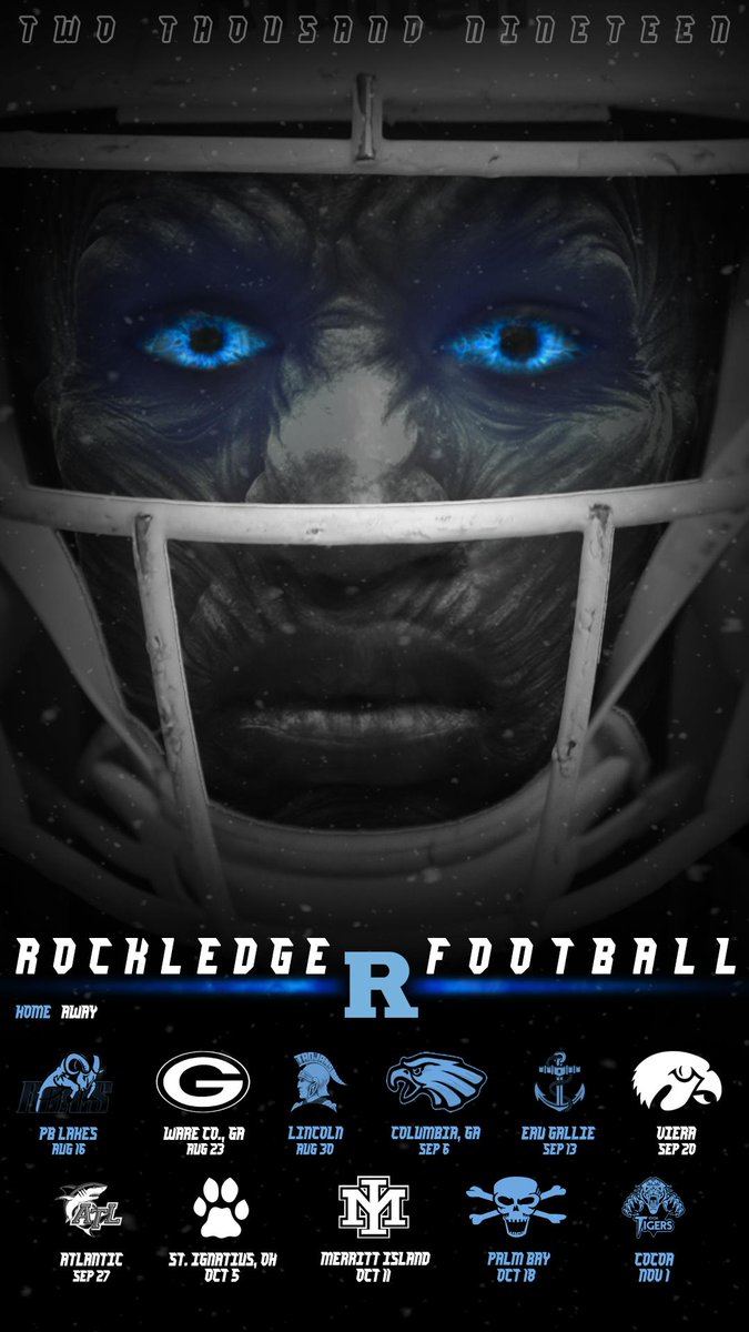 coachkd15's tweet photo. @RockFootball1 2019 Schedule. @CoachYounger14 https://t.co/4uNRm1mYpf