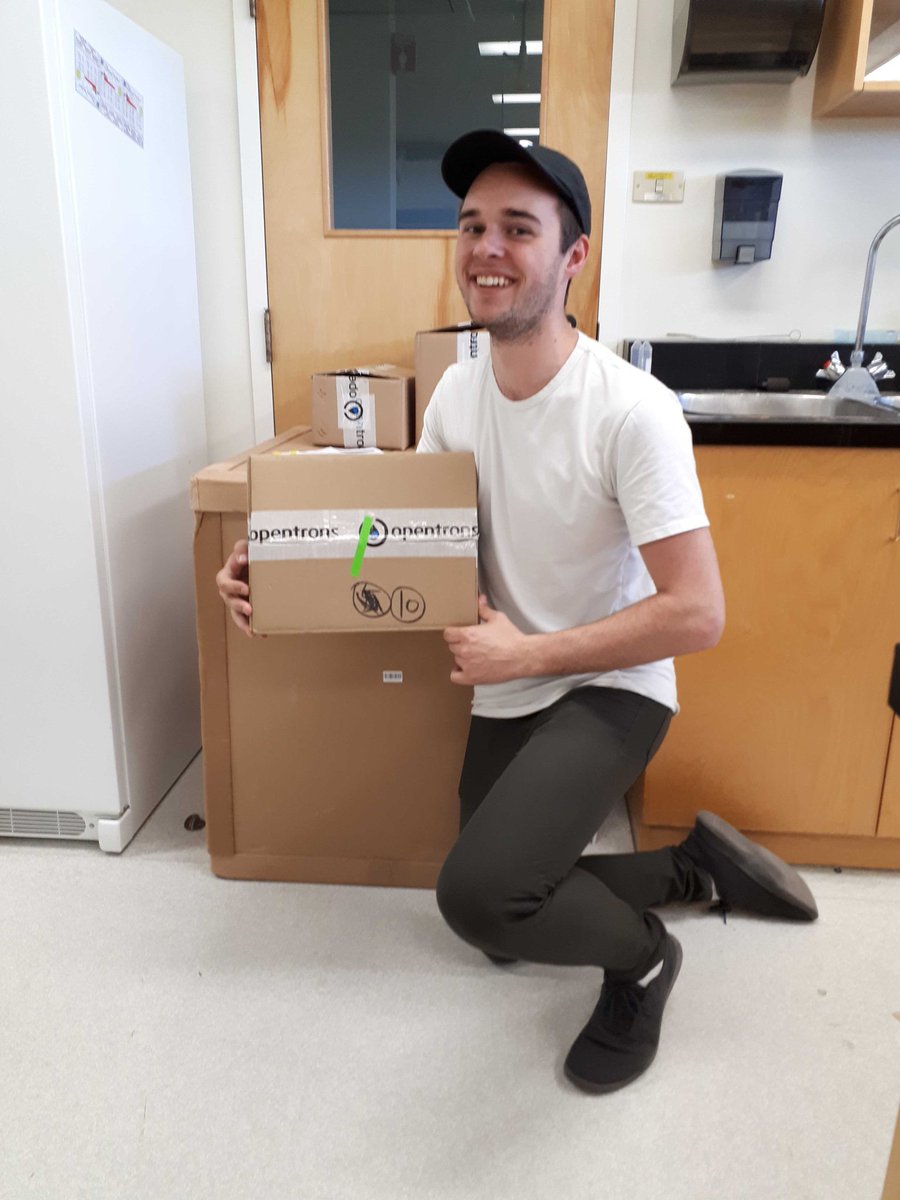Luke Saville (@lukesaville2) on Twitter photo Met my new best friend today. Thanks @OpenTrons_ for the cool new robot from <a href="/LethbridgeiGEM/">iGEM Lethbridge</a>. We'll be putting it to good use. Met my new best friend today. Thanks @OpenTrons_ for the cool new robot from <a href="/LethbridgeiGEM/">iGEM Lethbridge</a>. We'll be putting it to good use.