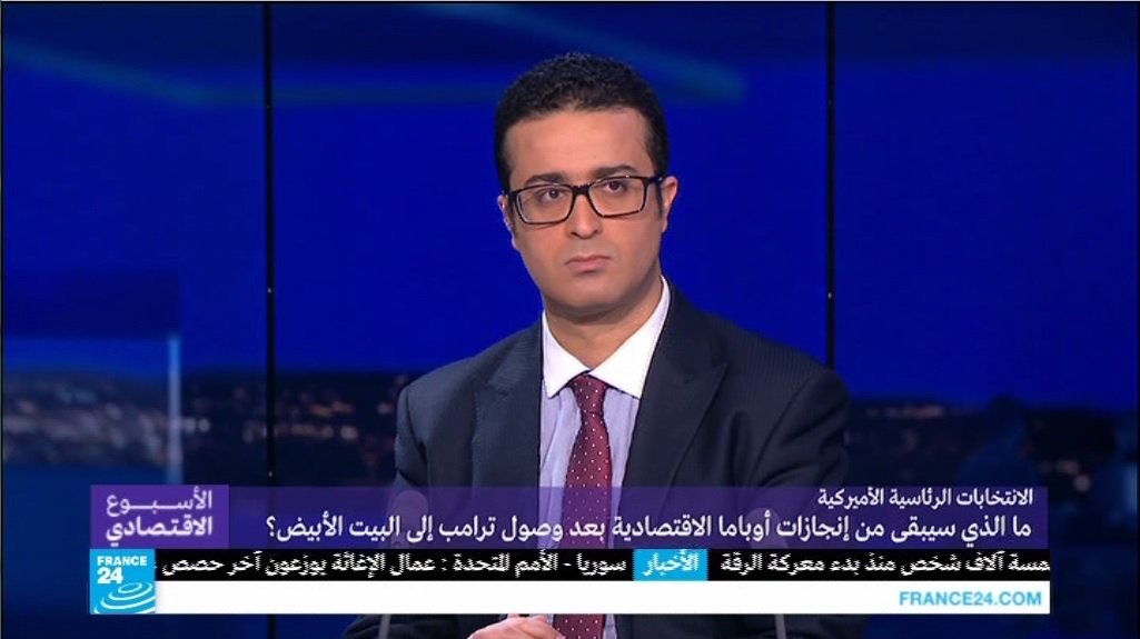 تتابعونني غدًا الجمعة، إن شاء الله، مباشرة على قناة فرانس 24، الساعة الرّابعة و 10 د بتوقيت باريس/الثّالثة و 10 د بتوقيت تونس، في برنامج "الأسبوع الإقتصادي". مع محبّتي ـ أشرف