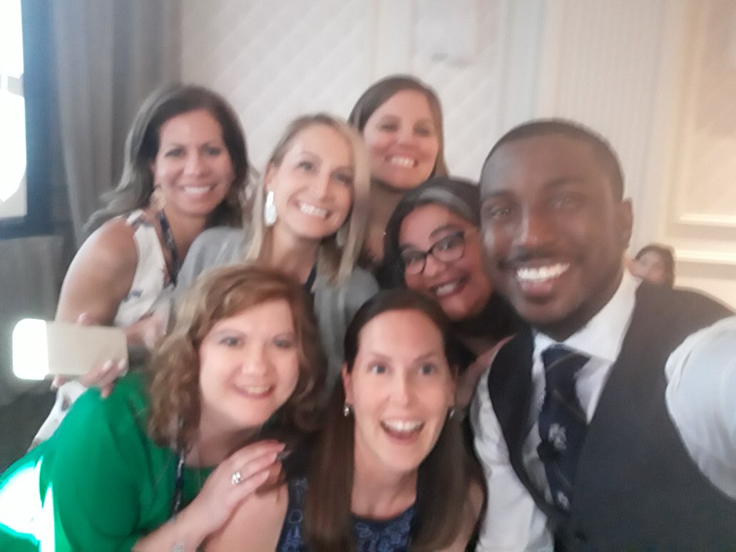 kateauthier's tweet photo. We can’t wait to hear @MichaelBonner_ today @TEPSAtalk!! He is amazing! 🤩 #onthefrontrow #weleadtx @ronclarkacademy @KarinPolk1 @kkwhite22 https://t.co/oHDtJ12mrZ