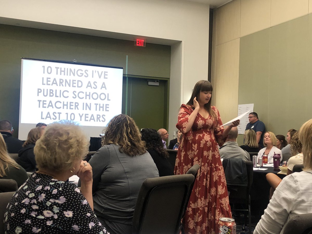 townsleyaj's tweet photo. If a kid tells you they hate you, itβs an invitation to love them harder. -Emily Lang #iaESSA #IAedChat @IADeptofEd https://t.co/idBOCjwnxm
