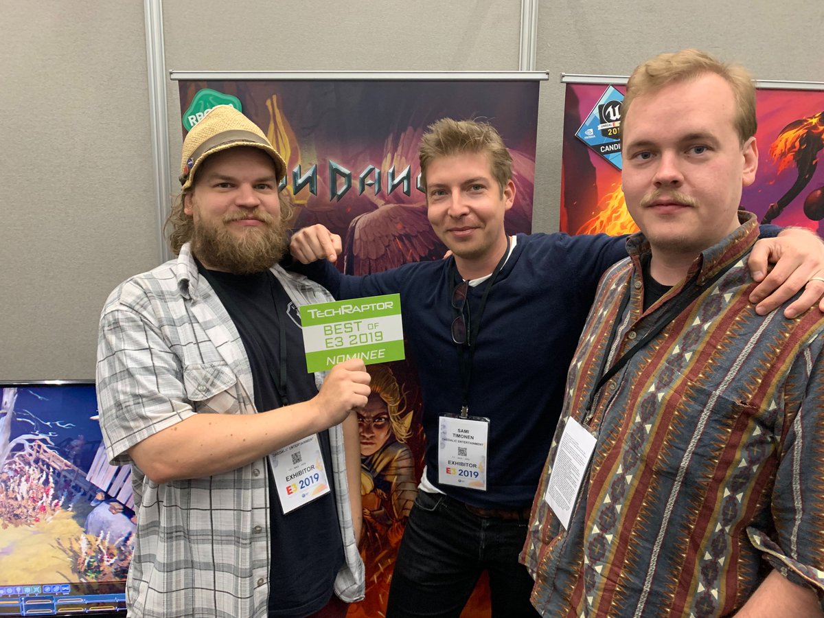 "A fantasy world of swords, sorcery and steam-belching cyborgs," <a href="/IronDangerWorld/">Iron Danger</a> is one our #E32019 Best of Show Nominees!