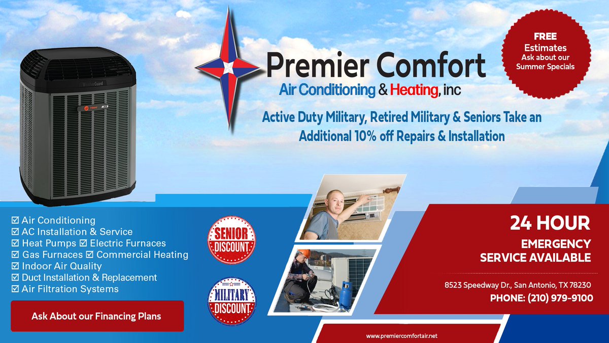 Premier Comfort Hvac Premierhvacsa Twitter