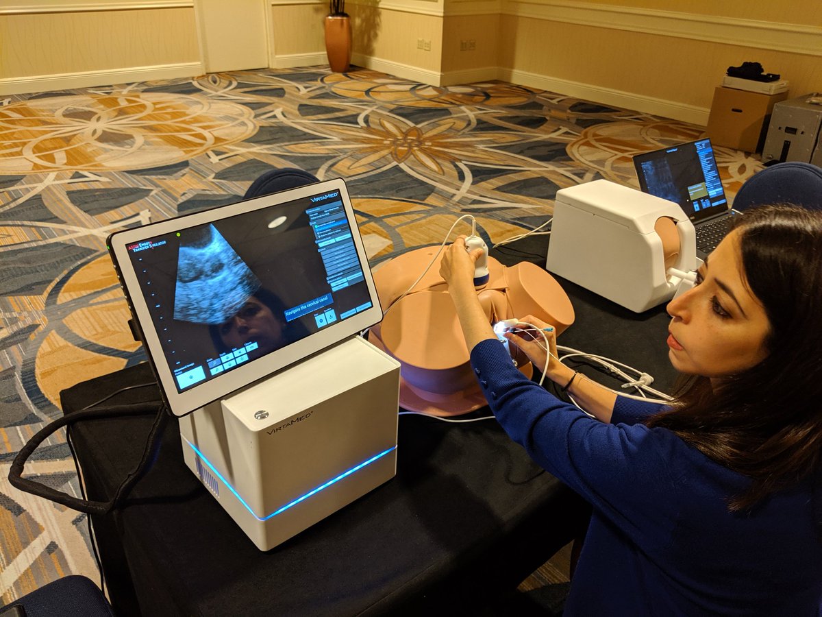 Virtual reality ultrasound demos at #ABSBRACHY19