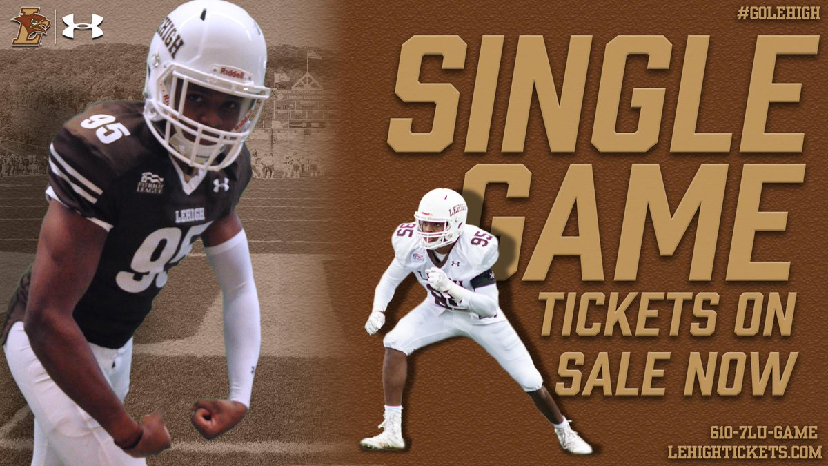 LehighSports's tweet photo. Single game @LehighFootball 🎟 and #Rivalry155 alumni requests are NOW AVAILABLE! 

#GoLehigh 

🔗: https://t.co/yVAKsWVn4n https://t.co/4ZQ7eU4yuW