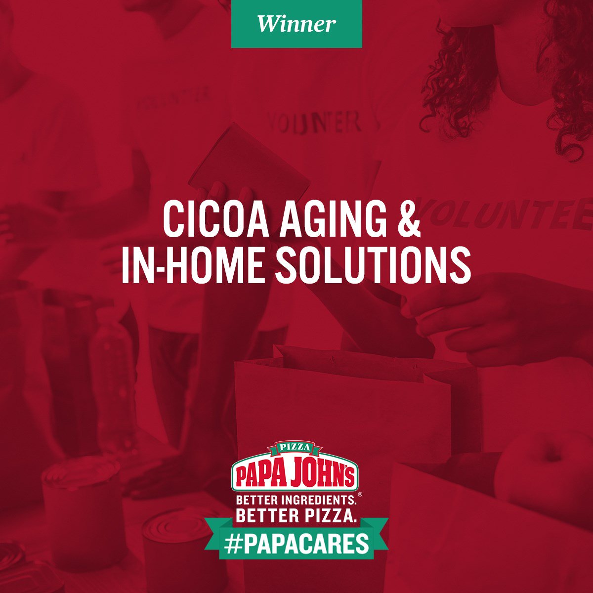 CICOA's tweet photo. Can't decide on dinner? Don't forget to use coupon code CICOA20 at @PapaJohns #Indianapolis locations for 20% off your regular-price order. Plus, CICOA receives 20% back! #PapaCares π π π https://t.co/8NrYkzK6Jc
