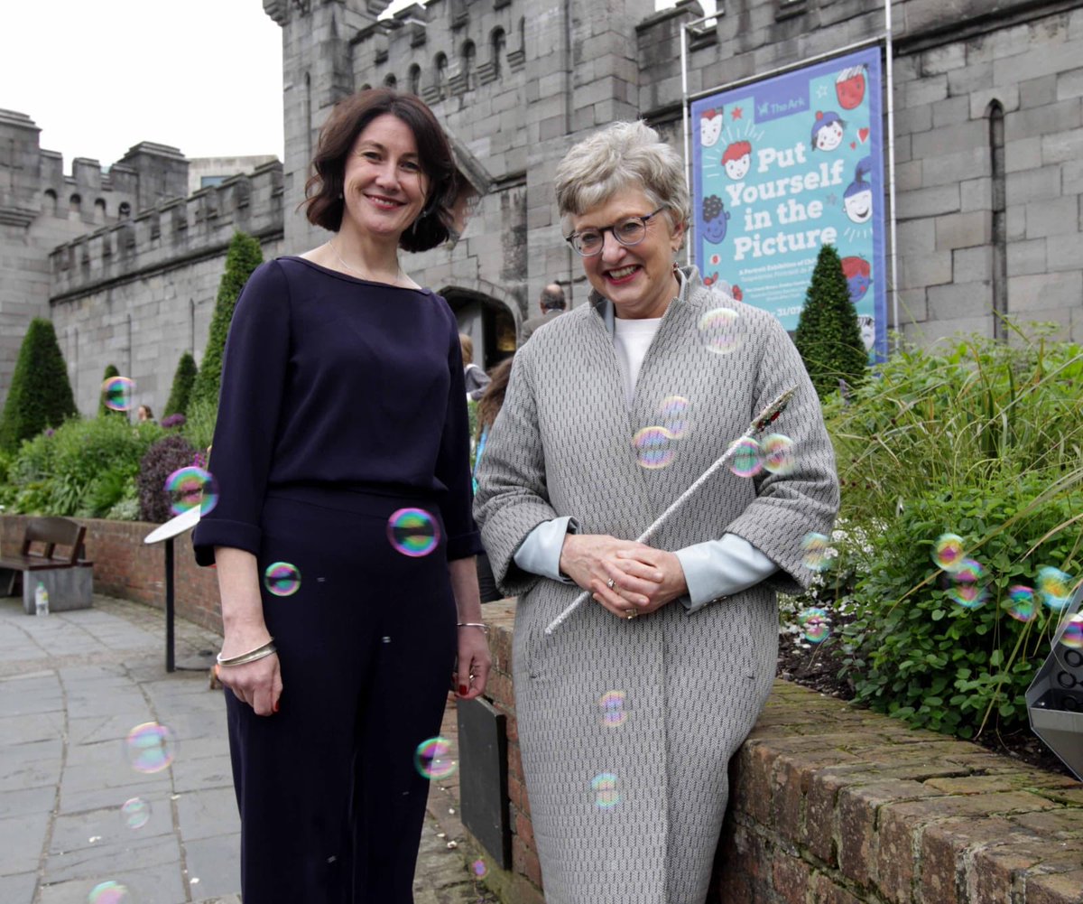 k_zappone's tweet photo. Delighted to launch the first ever Children’s Art Festival - Right Here, Right Now with @TheArkDublin https://t.co/DKPmmSJxmK