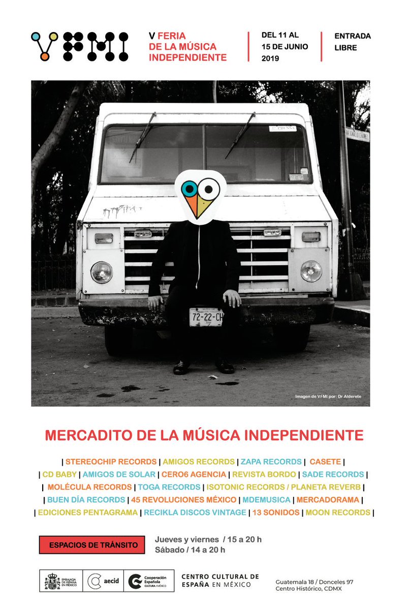 jcholby's tweet photo. #IsotonicRecords y @planetareverb presentes en la V Feria de La Música Independiente en el @ccemx los dias 13,14,15 de Junio 2019
Mucha música vibrante... https://t.co/tduKtKyl0I