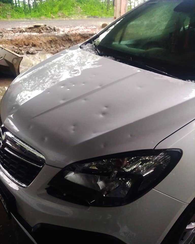 Ordu, Gürgentepe'de dün etkili olan dolu...😳🌧