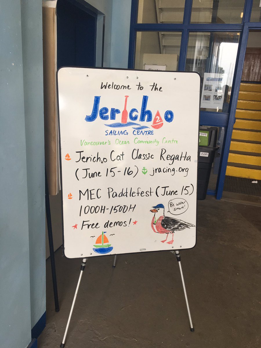 JerichoSailing's tweet photo. Our new and improved sign! Any upcoming events will be written on here. https://t.co/CpYLVMMnvT