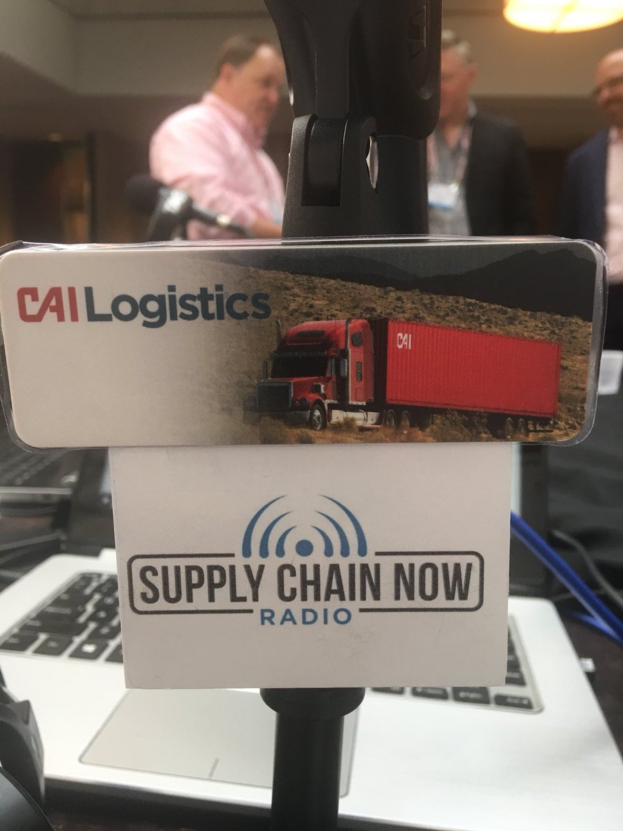 _supplychainnow's tweet photo. Loved having Carl Citelli with @caimoves on the show this week. Stay tuned for the replay! #logistics #3PLUS19 https://t.co/XufL1mazcr