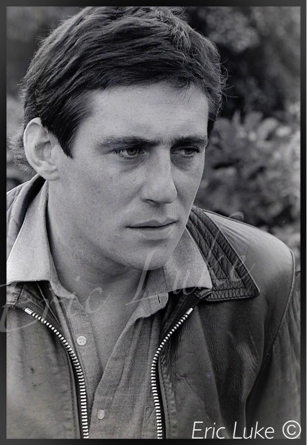 EricLuke2's tweet photo. Almost 40 years ago I took this shot of actor Gabriel Byrne as a favour for his first movie screen test...from my old negatives.        It’s on view in the Station House Gallery Dalkey #Dalkey #movie #DalkeyBookFestival #films #35mmphotography #actors #myoldnegatives https://t.co/cBct7eRaDt