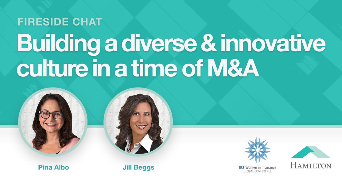 M&amp;As aren’t for the faint of heart. Cultural alignment between organizations is imperative. Our CEO Pina Albo will join <a href="/jbeggs101/">Jill Beggs</a> at 3:45 p.m. to discuss strategies for realizing success. @doubleicf #IICFdiversity19