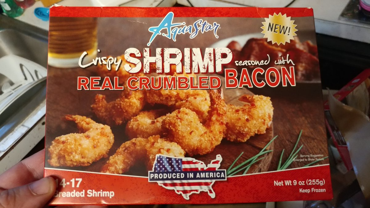nerys's tweet photo. Some of the deals i got this week. Salmon burger sliders $1 a pound. French yogurt $1.50 whole case. Pillsbury biscuits $1.50 for 12 and last a small luxury. $12 case of 12 shrimp treats. Delicious! Might get some more if any is left. #eatcheap https://t.co/M7iGPUnWHF