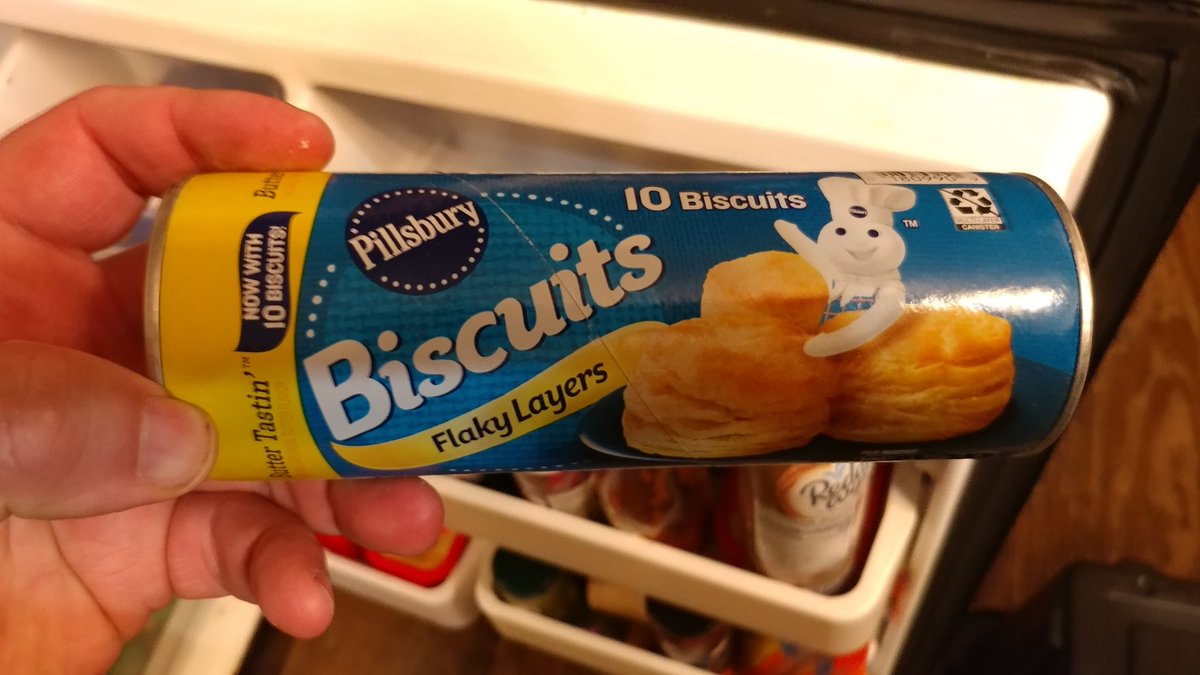 nerys's tweet photo. Some of the deals i got this week. Salmon burger sliders $1 a pound. French yogurt $1.50 whole case. Pillsbury biscuits $1.50 for 12 and last a small luxury. $12 case of 12 shrimp treats. Delicious! Might get some more if any is left. #eatcheap https://t.co/M7iGPUnWHF
