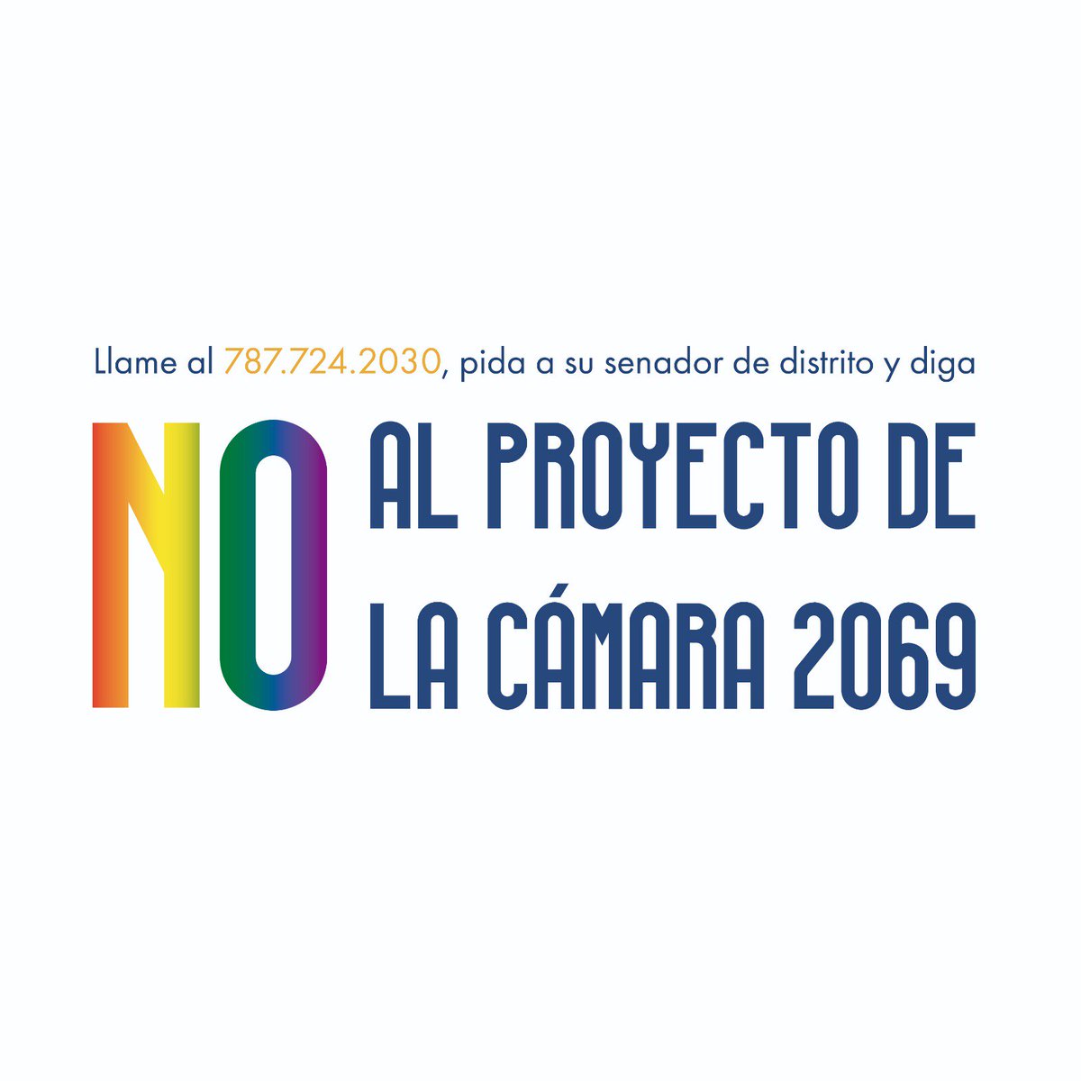 SomosLaClara's tweet photo. Es importante que utilicen sus recursos y LLAMEN al senado para demostrar su oposición a este proyecto. Un rt no es suficiente–es hora de tomar acción y repudiar estos proyectos que disfrazan el odio.

#NOalPC2069 #TirateLaClara #LaClara https://t.co/P44JyGsmgX