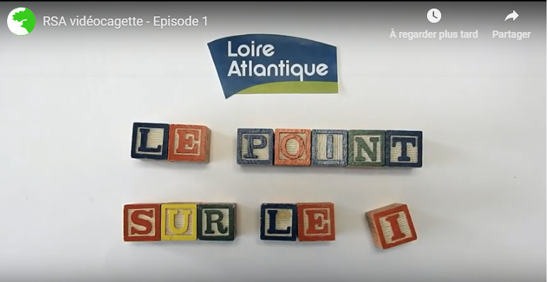La direction prospective du Département de <a href="/loireatlantique/">Loire-Atlantique</a> expérimente les « vidéocagettes » qui présentent les travaux menés sur le Revenu de Solidarité Active (RSA) en 3 épisodes à découvrir sur observatoire.loire-atlantique.fr   à l'adresse bit.ly/2Wx5V0R  #ObservatoireLA
